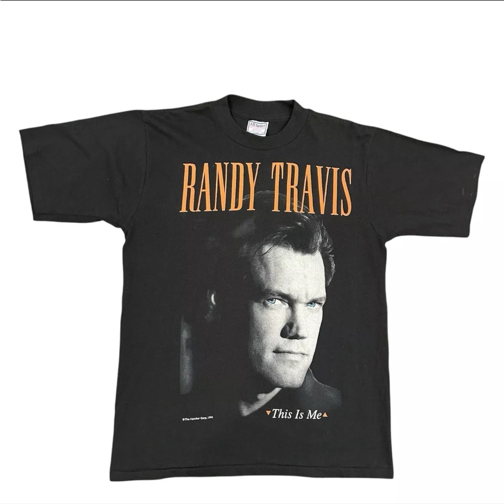 VINTAGE single stitch randy travis tee shirt